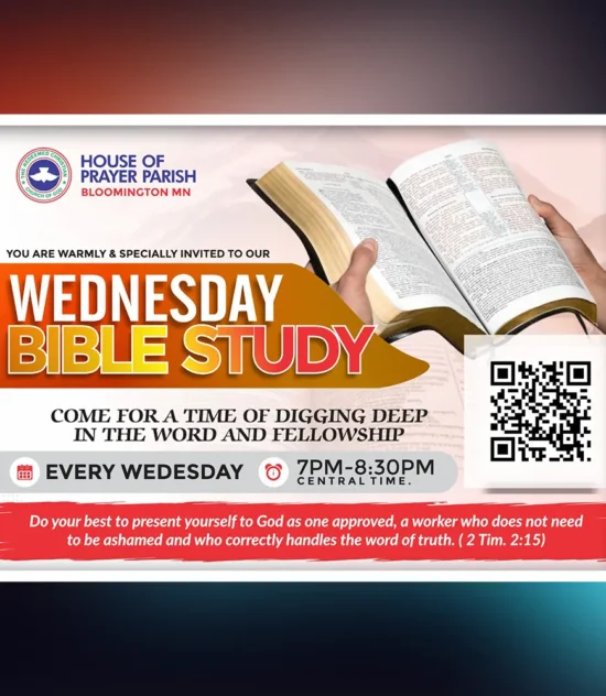 Wednesday Bible Study